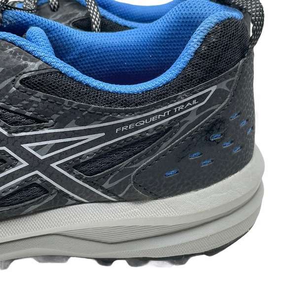 Asics Frequent Trail Black Sneakers Size 9.5 - Picture 2 of 11